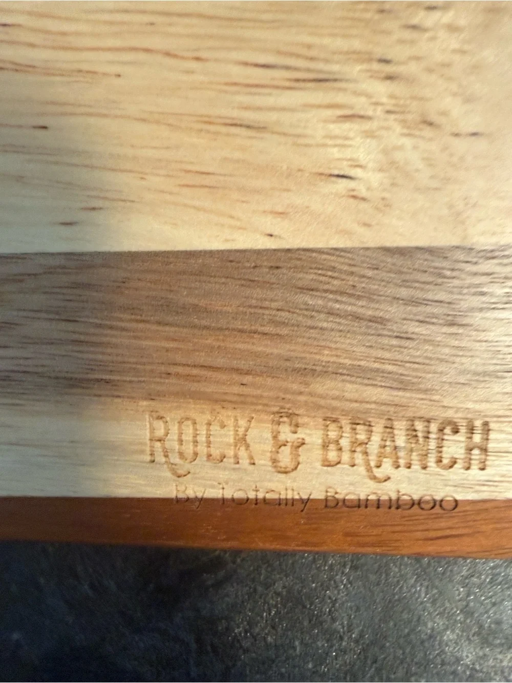 Rock & Branch Utah-shaped bamboo cutting board